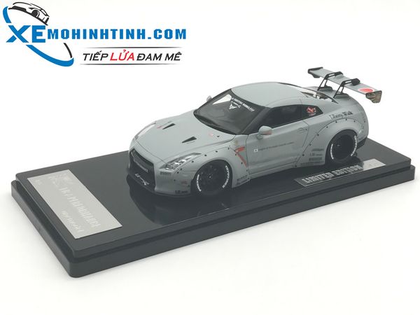 Nissan GTR R35 Liberty Walk 1:43 Onemodel (Xám)