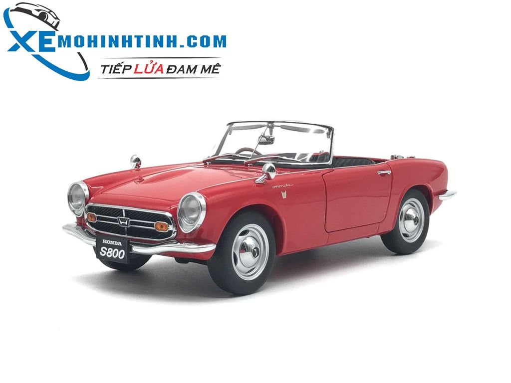1/18 Autoart Honda S800 Red Convertible Diecast 🤝ALSO OPEN FOR