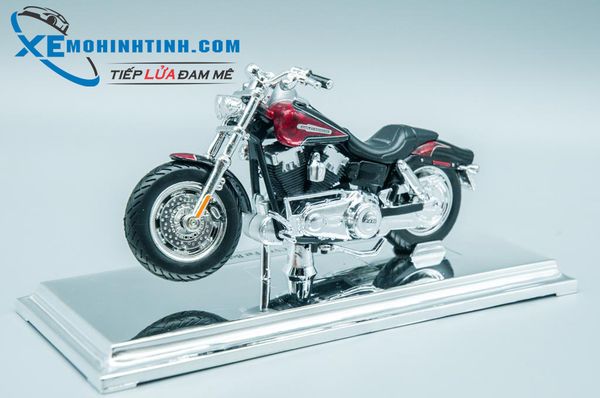 Xe Mô Hình Harley Davidson 2009 Fxdfse Cvo Fat Bob 1:18 Maisto (Đỏ Đen)