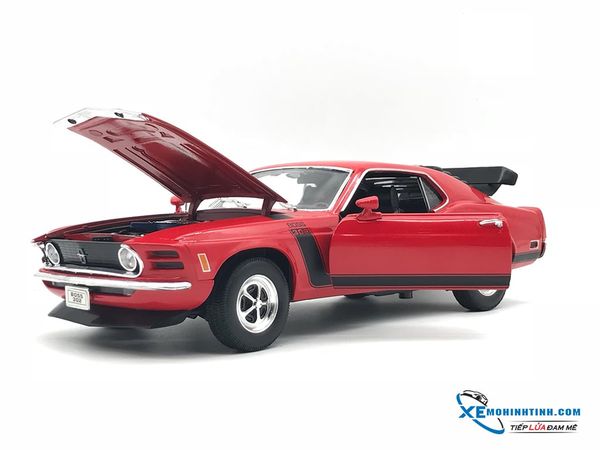 XE MÔ HÌNH FORD MUSTANG 1970 1:18 WELLY (ĐỎ)