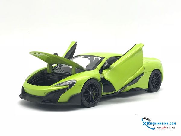 Xe Mô Hình McLaren 675LT 1:24 Welly ( Xanh Chuối )