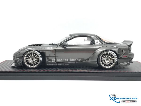 IGNITION MODEL 1:18 ROCKET BUNNY RX-7 (GUN METALLIC)