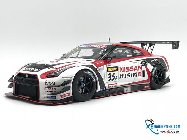 Nissan GT-R NISMO GT3 BATHURST 12HOUR WINNER 2015 F.STRAUSS:K.CHIYO:W.REIP #35A Autoart 1:18 (Đỏ)