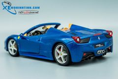 Xe Mô Hình Ferrari 458 Spider 1:24 Bburago (Xanh)