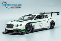 Xe Mô Hình Bentley Continental Gt3 1:24 Bburago (Trắng)