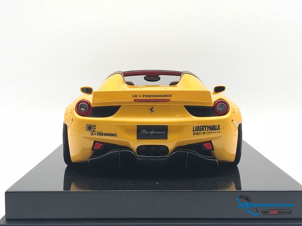 Ferrari 458 LB Roadster Liberty Walk 1:18 (Vàng)