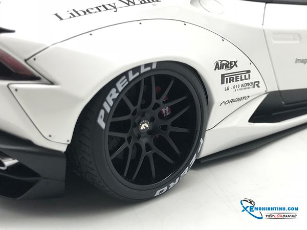 1/18 LIBERTY WALK LB-WORKS LAMBORGHINI HURACAN (WHITE)