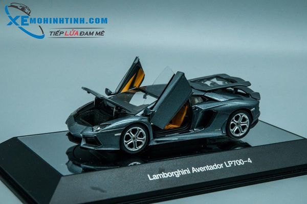 Xe Mô Hình Lamborghini Aventador Lp700-4 1:43 Autoart (Xám)