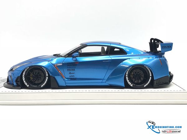 Nissan GTR R35 2017 AIM 1:18 (Xanh)