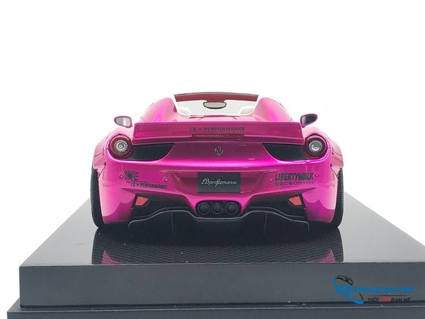 Ferrari 458 LB Roadster Liberty Walk 1:18 (Hồng)