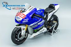 XE MÔ HÌNH YAMAHA M1 GP 99 MONSTER 1:10 MAISTO (XANH)