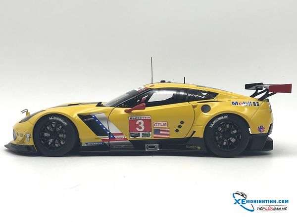 1/18 CHEVROLET CORVETTE C7.R LIME ROCK 2016 2ND PLACE #3