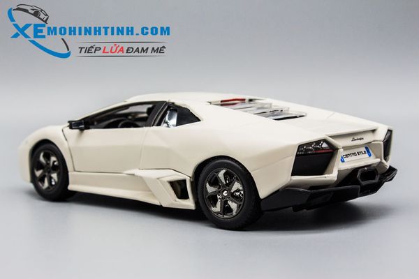 Xe Mô Hình Lamborghini Reventon 1:24 Bburago (Trắng)