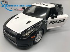 XE MÔ HÌNH NISSAN GT-R(R35) POLICE 2009 1:24 MAISTO (TRẮNG)