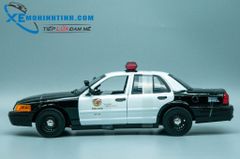 Xe Mô Hình Ford Crow Victoria Los Angeles Police Department Patrol Car 1:18 Daron