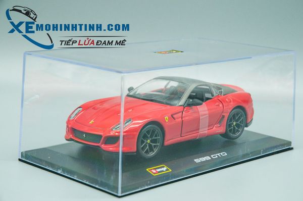 XE MÔ HÌNH FERRARI 599 GTO 1:32 BBURAGO (ĐỎ)