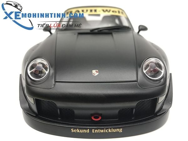 1/18 RWB 993 (MATT BLACK/GOLD WHEELS)