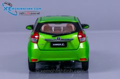 XE MÔ HÌNH TOYOTA YARIS 1:18 PAUDI (XANH LÁ)