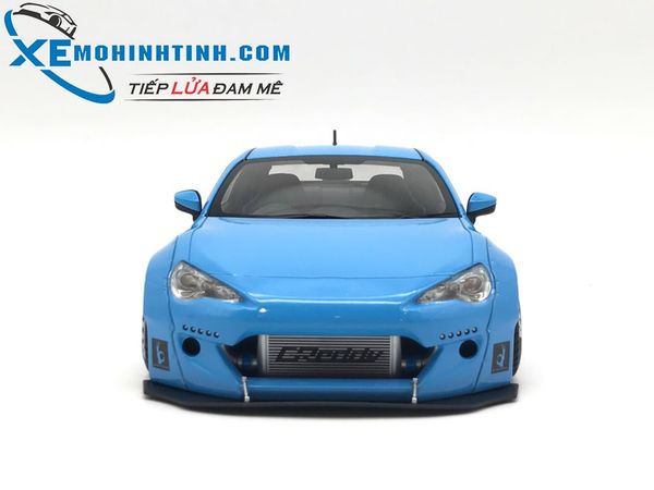 1:18 ROCKET BUNNY TOYOTA 86 (METALLIC SKY BLUE/BLACK WHEELS)