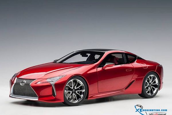 Xe Mô Hình Lexus LC 500 1:18 Autoart ( Đỏ nội thất Hồng )