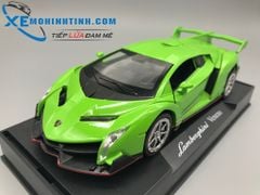 Xe Mô Hình Lamborghini Veneno 1:32 Double Horses (Xanh)