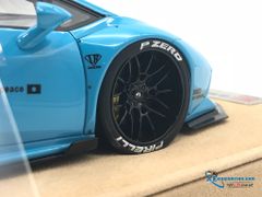 LB1860P MH LIBERTY WALK 1:18 HURACAN LB610 (BABY BLUE) ĐẾ DA