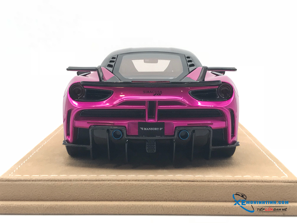 1/18 Mansory Ferrari 488 Siracusa 4xx in Red w/ Black Wheels