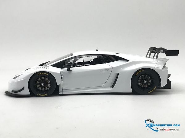 1/18 LAMBORGHINI HURACAN GT3 ( BIANCO ISIS / WHITE )