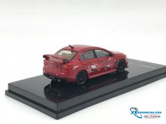 T64-004-RER MH 1:64 TARMAC WORKS MITSUBISHI EVO X - RALLIART EDITION (RED)