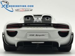 Xe Mô Hình 1:18 Porsche 918 Spyder Weissach Package - Trắng