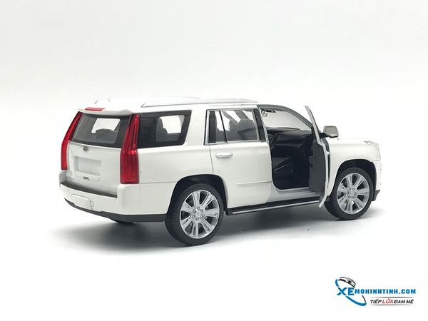 Xe Mô Hình Cadillac Escalade 2017 1:24 Welly ( Trắng )