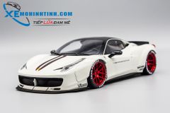 XE MÔ HÌNH FERRARI 458 LB PERFORMANCE 1:18 AGU (TRẮNG)