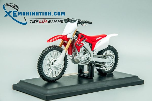 XE MÔ HÌNH HONDA CRF450R 1:18 MAISTO (ĐỎ)