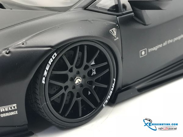 79121 MH 1:18 LIBERTY WALKLB-WORKS LAMBORGHINI HURACAN (MATT BLACK)