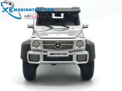 XE MÔ HÌNH MERCEDES BENZ G63 6×6 AMG 1:18 AUTOART (BẠC)