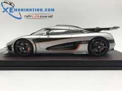 Xe Mô Hình Koenigsegg One:1 1:18 Frontiart (Bạc)