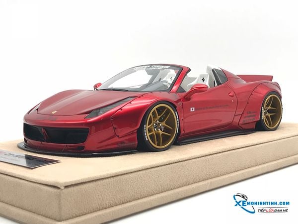 Ferrari 458 LB Roadster Liberty Walk 1:18 (Đỏ)