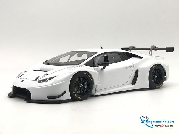 1/18 LAMBORGHINI HURACAN GT3 ( BIANCO ISIS / WHITE )