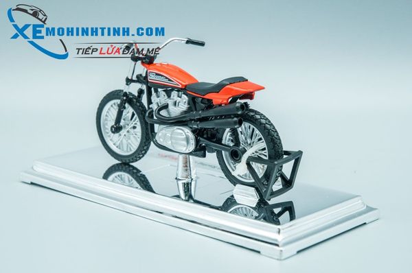 XE MÔ HÌNH HARLEY DAVIDSON 1972 XR750 Racing Bike 1:18 MAISTO (CAM)