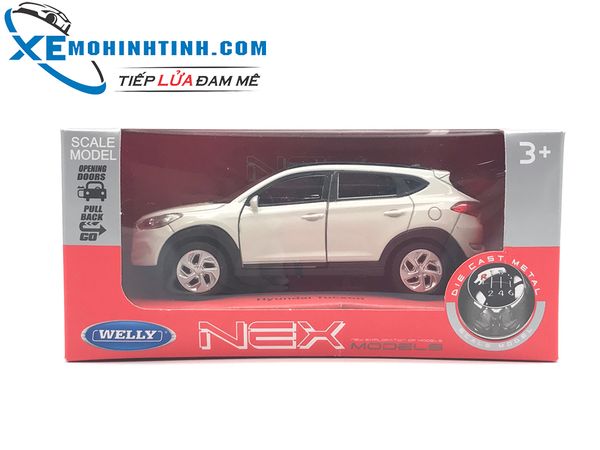 Xe Mô Hình Hyundai Tucson 1:36 WELLY (Trắng)