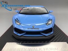 XE MÔ HÌNH LAMBORGHINI HURACAN LIBERTY WALK 1:18 GSMODEL (XANH)