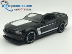 Xe Mô Hình Ford Mustang Boss 302 1:24 Maisto (Đen Trắng)