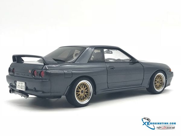 Nissan Skyline GT-R (R32) (Gun Grey Metallic) Wangan Midnight 1:18 ( Xám )