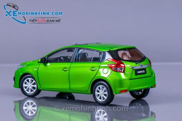 Xe Mô Hình Toyota Yaris 1:18 Paudi (Xanh Lá)