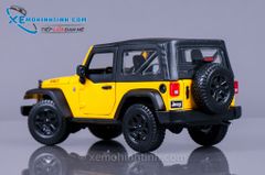 XE MÔ HÌNH JEEP WRANGLER RUBICON 2014 1:18 MAISTO (VÀNG)