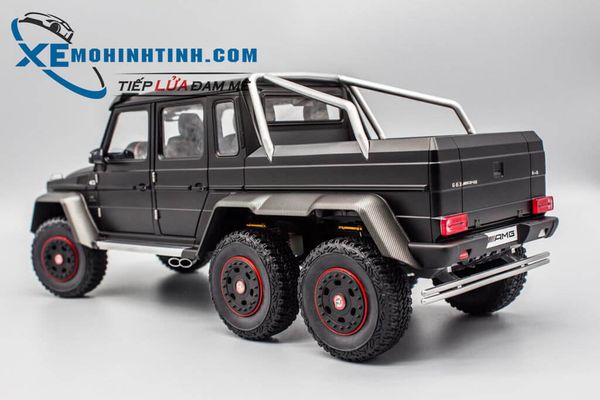 XE MÔ HÌNH MERCEDES BENZ G63 6×6 AMG 1:18 AUTOART (ĐEN)