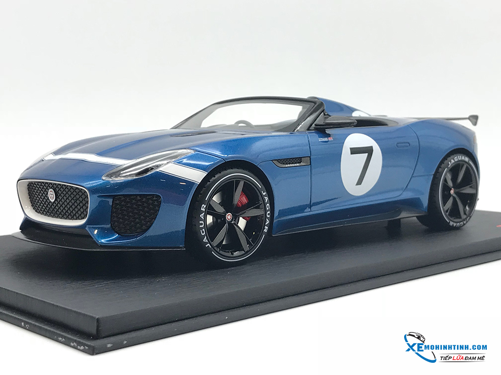 Jaguar F-Type Project 7 Concept Ecurie TOPSPEED 1:18 (Xanh) – Shop