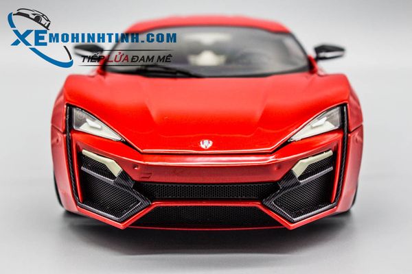 XE MÔ HÌNH LYKAN HYPERSPORT 1:18 AUTOCRAFT (ĐỎ)