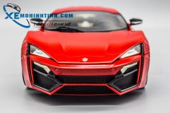 XE MÔ HÌNH LYKAN HYPERSPORT 1:18 AUTOCRAFT (ĐỎ)