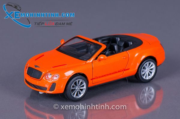 Xe Mô Hình Bentley Continental Mui Trần 1:32 Mz (Cam)